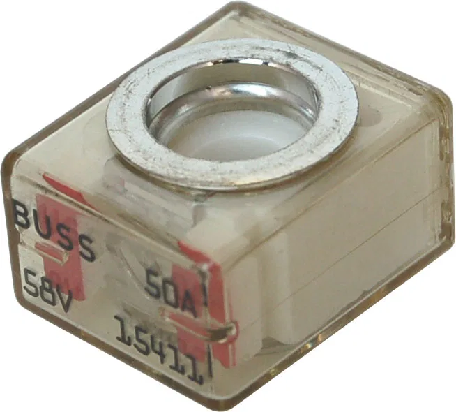 5177-BSS – BLUE SEA Fuse, Terminal Fuse MRBF 50 Amp Single 58 Volt DC Red
